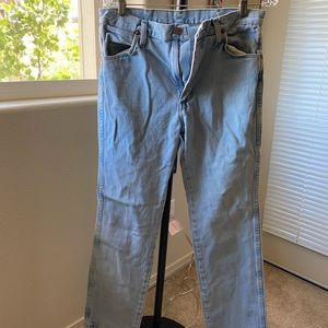 Light wash Wrangler jeans